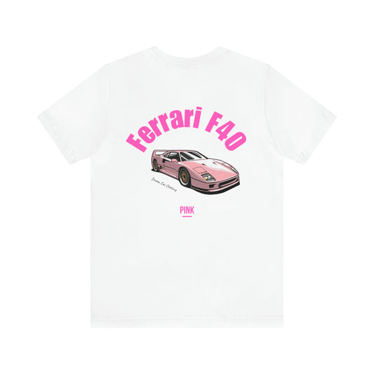 Pink Ferrari F40 T-Shirt