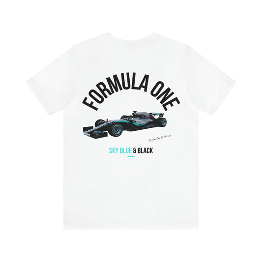 SkyBlue+Black Formula One T-Shirt