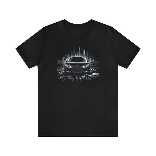 Audi Black and White Graphic T-Shirt